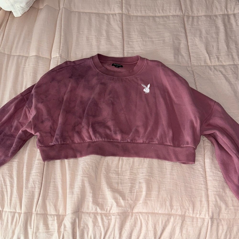 Playboy Cropped Crewneck